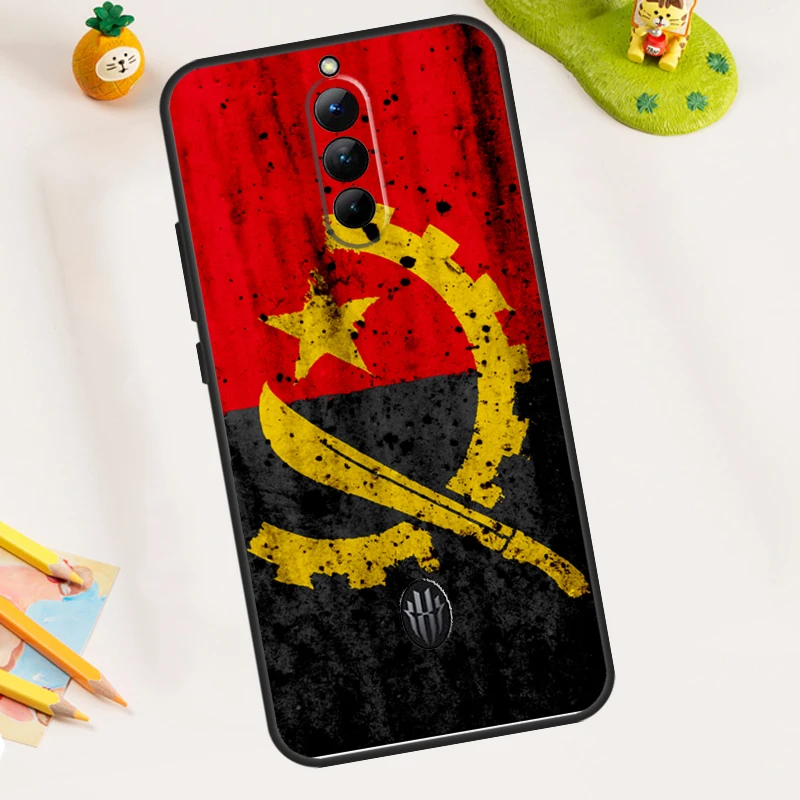 Angola flag Case For ZTE Nubia Red Magic 10 Air 5G 6R 6 7 6S 7S Pro 8S 9S 10S 8 9 10 11 Pro Plus Cover - view 2