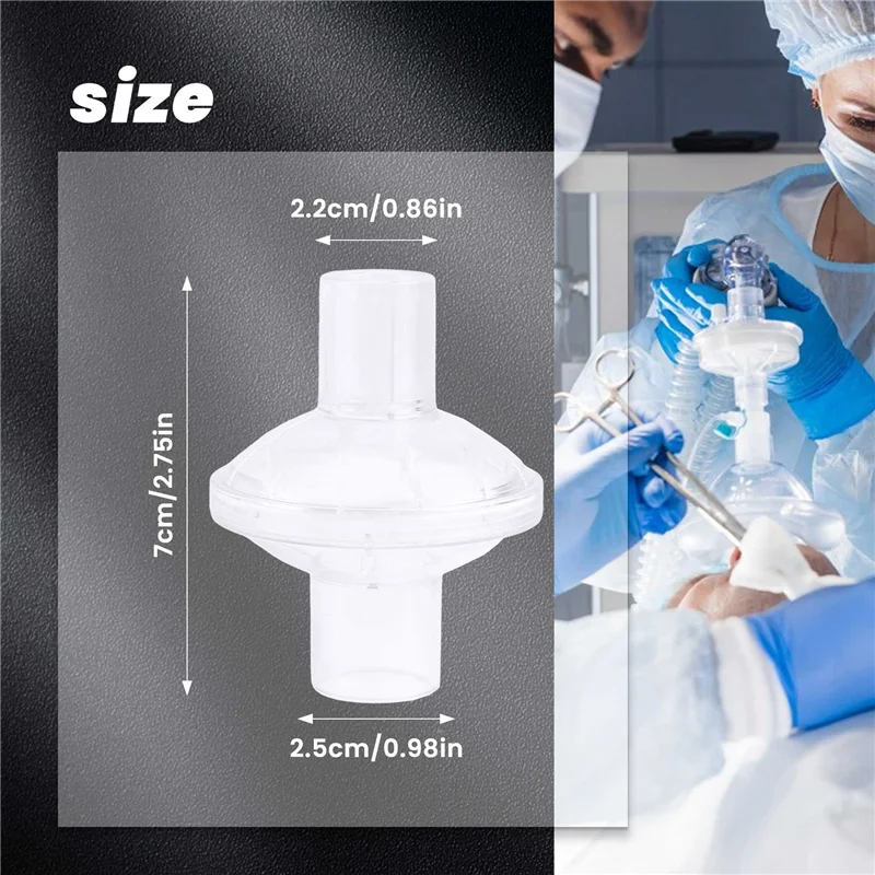 ABGR-filtro para mascarilla respiratoria Apnea del sueño ronquidos CPAP tubo viral bacteriano manguera accesorios de la máquina