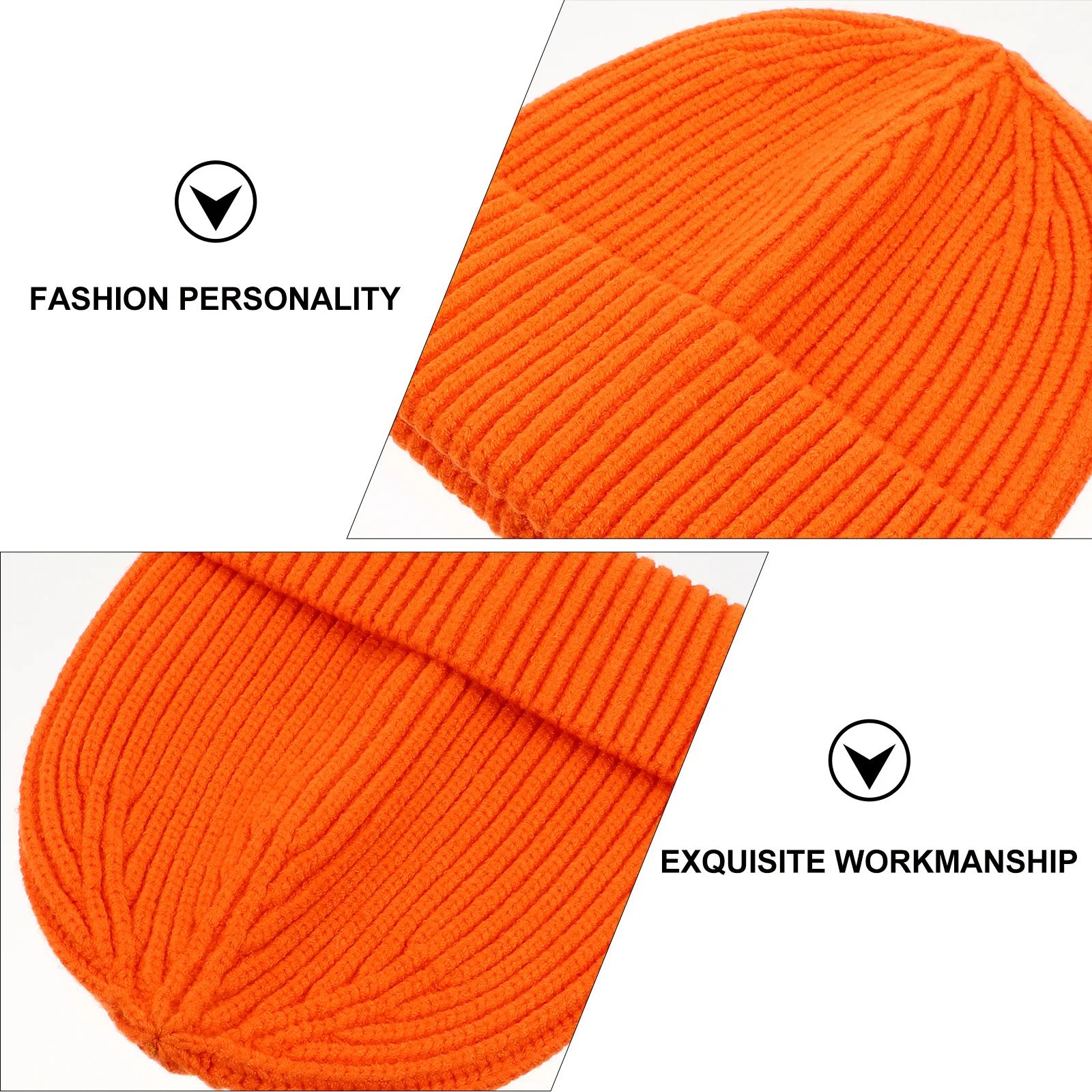 Bonnet tricoté pour l'hiver et l'automne, 1 pièce, couleur unie, casquette chaude pour l'extérieur, réunion de famille, vêtements de centre commercial, Durable, doux pour la peau