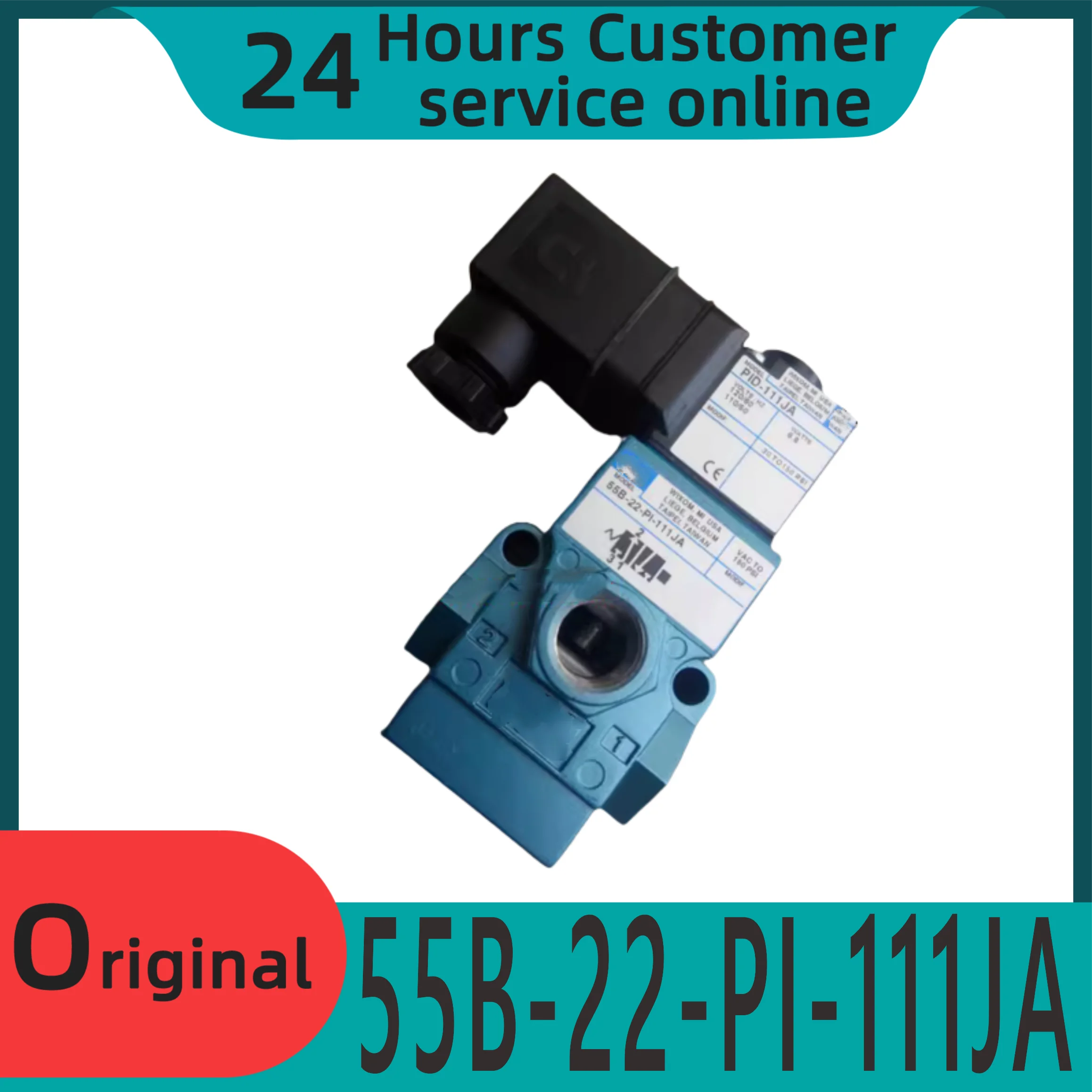 

Brand new original solenoid valve 55B-22-PI-111JA
