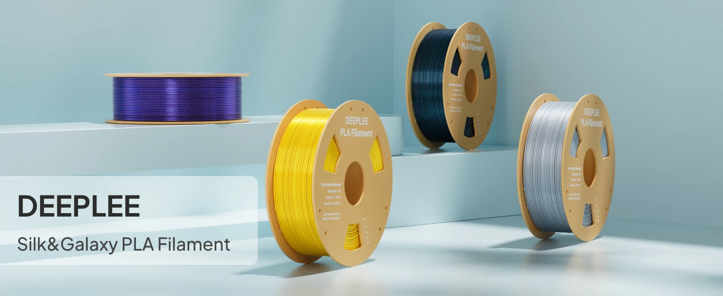 DEEPLEE 4/8KG Seiden-PLA-Filament für 3D-Drucker Filament für Neptune 4 Max Neptune 3 Pro PLA Seidenbronze Deeplee Filament – Detail 1