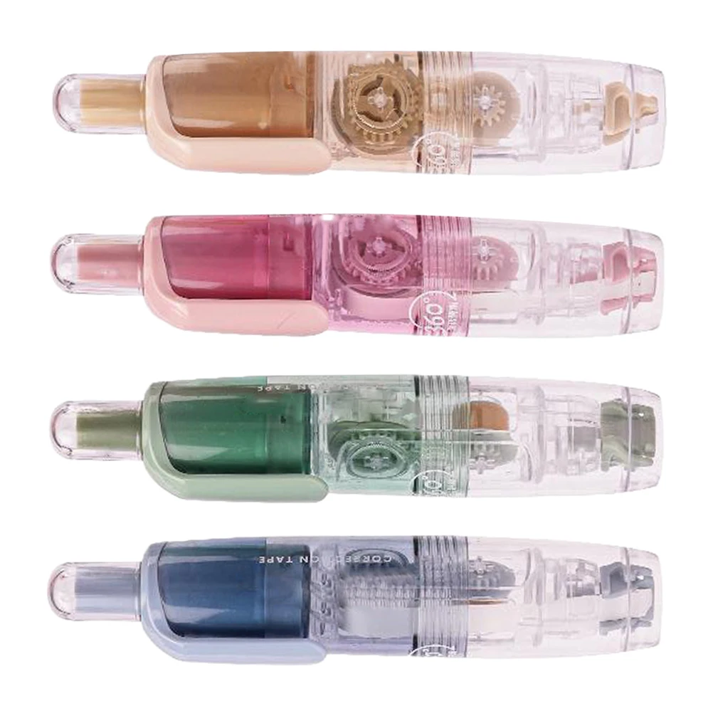 

4 Pcs Correction Tape School Stationery Cute Portable Adhesive Student Accessory Daily Use Safe Paper Photos Books H