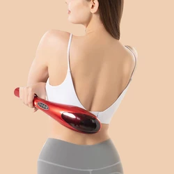 Electric dolphin massage stick cervical massager neck shoulder waist home massage hammer back multifunctional whole body 220V