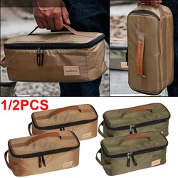 1/2PCS Cooking Utensil Organizers Bag Handbag Camping Travel Storage Bag Picnic Hiking Outdoor Camping Utensil Set Cooker Pouch