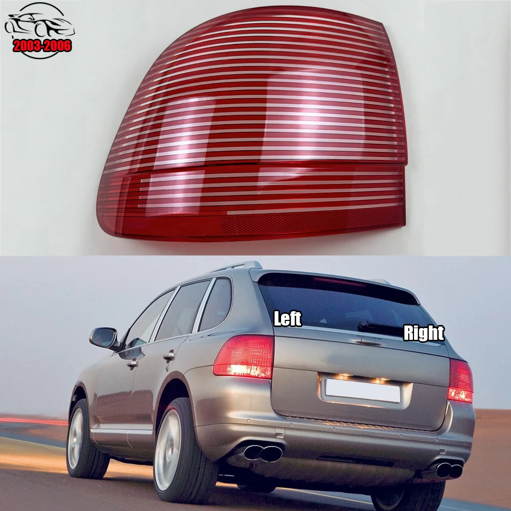 

For Porsche Cayenne 2003 2004 2005 2006 Car Rear Taillight Shell Brake Lights Shell Replace Auto Rear Shell Cover Lampshade