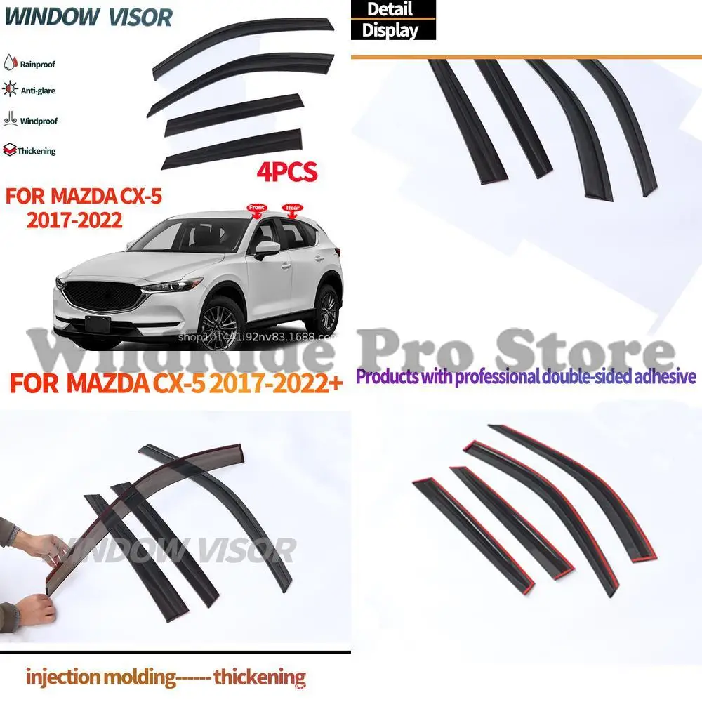 

1 set For Mazda CX-5 Rain Visors MAZDA CX-5 KF 2017-2022 Window Deflectors
