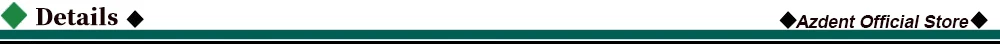 10 Packungen Azdent Metall-Kieferorthopädie-Selbstligierende Brackets mit Bukkalröhrchen Mini Roth/MBT 0,022 Haken 345 Ortho-Materialien – Detail 3