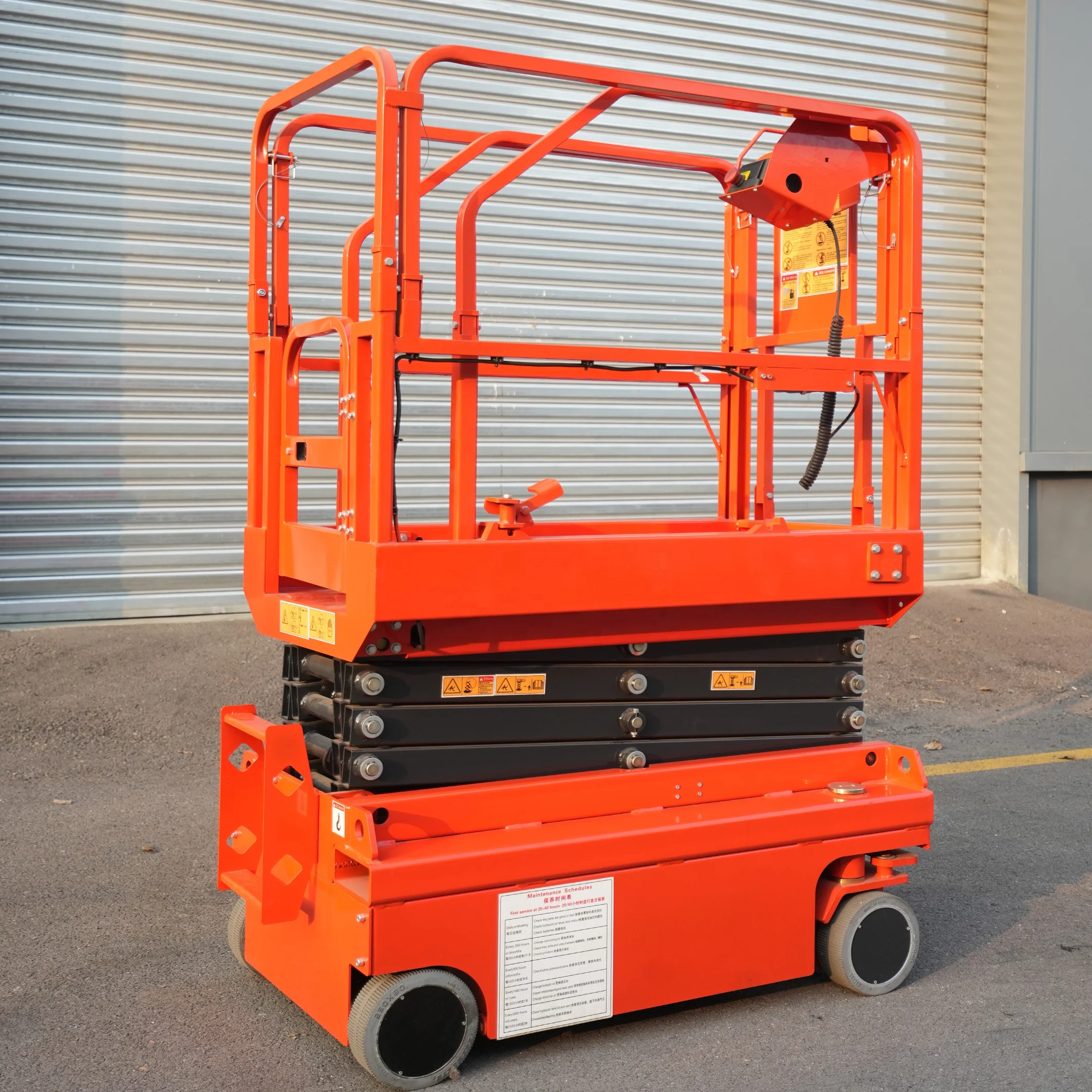 6m JLG New Design Electric Aerial Work Scissor Lift for Warehousing