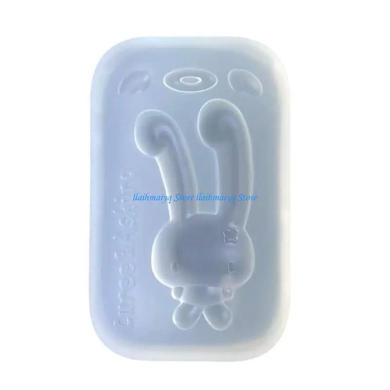 573B Simple to Use Silicone Rabbit Ears Mold for Craft Projects and Handmade Gifts Easy Cleaning for Craft Enthusiasts