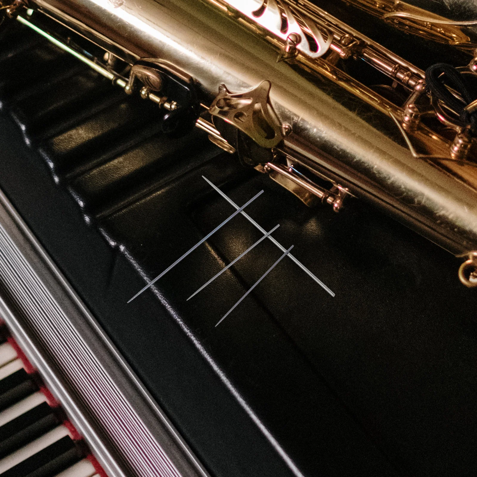 

8Pcs Metal Saxophone Spring Needles Fine Workmanship Repairing Tool Small Lightweight for Clarinet Maintenance Kit