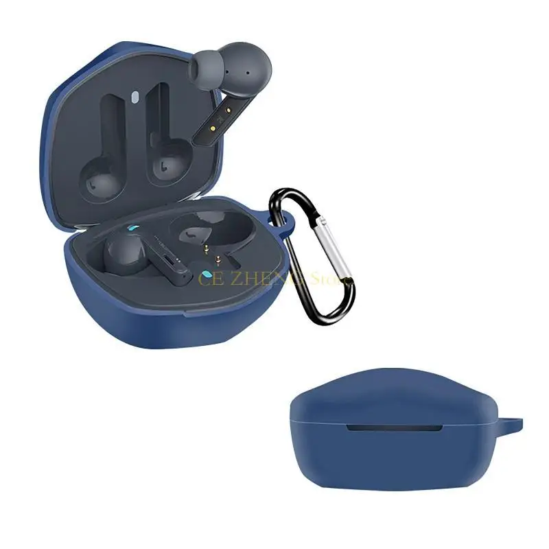 E56B Anti-Fall Silicone Earphone Protective for Case for QCY G1 Wireless Headphone