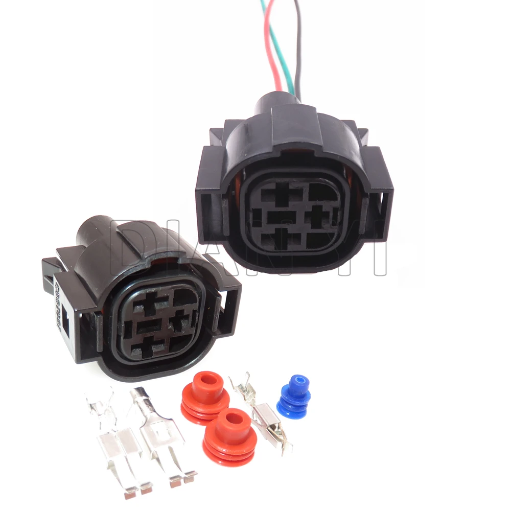 1 Set 3 Way Car Wiring Terminal Sockets 1H0973203 AC Assembly Auto Plastic Housing Composite Connector With Cables