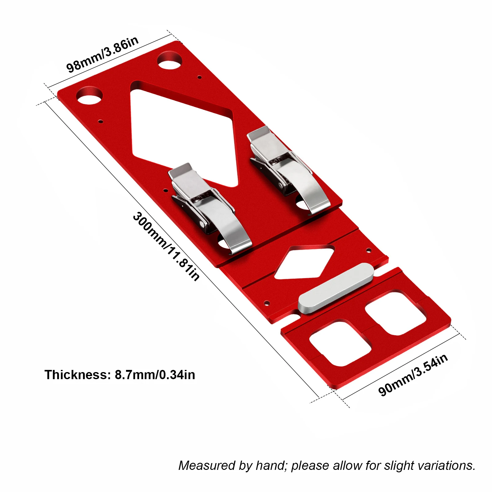 Woodworking 90 Degree Right Angle Guide Rail Square Positioning Plate Compatible with Festool/Makita/Milwaukee Track Saw Rail - view 6
