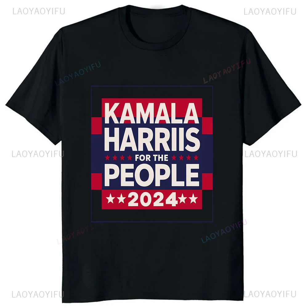 Kamala Harris 2024 for President Tshirt Harris Supporter He Jinli Printed Tees What Can Be Unburdened By What Has Been T Shirt