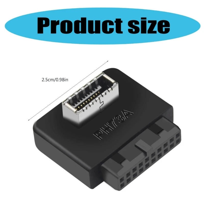 محول اللوحة الأمامية USB الداخلية typee إلى USB3.0 19/20PIN رأس للوحات الأم K1KF