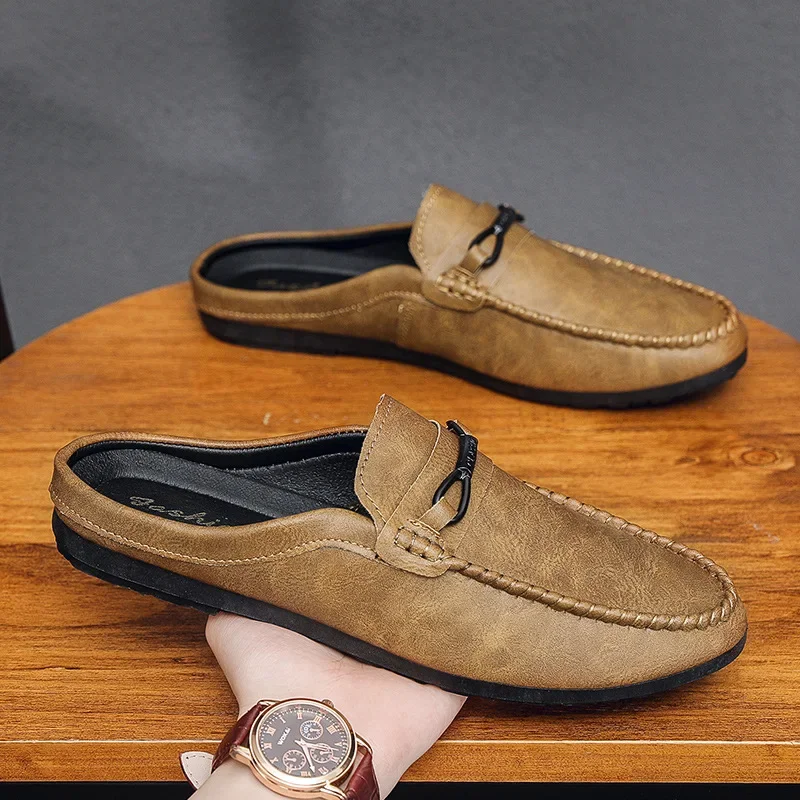 

Italian Men Casual Shoes Summer Leather Men Loafers Moccasins Slip on Men Flats Breathable Male Driving Shoes Botas Para Hombre