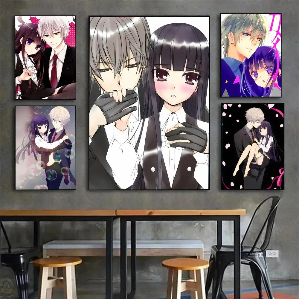 Supernatural Romance Anime F-Fairy Fox S-Servant Inu Boku Poster Painting Wall Art Mural for Living Room Home Decor and Gifts
