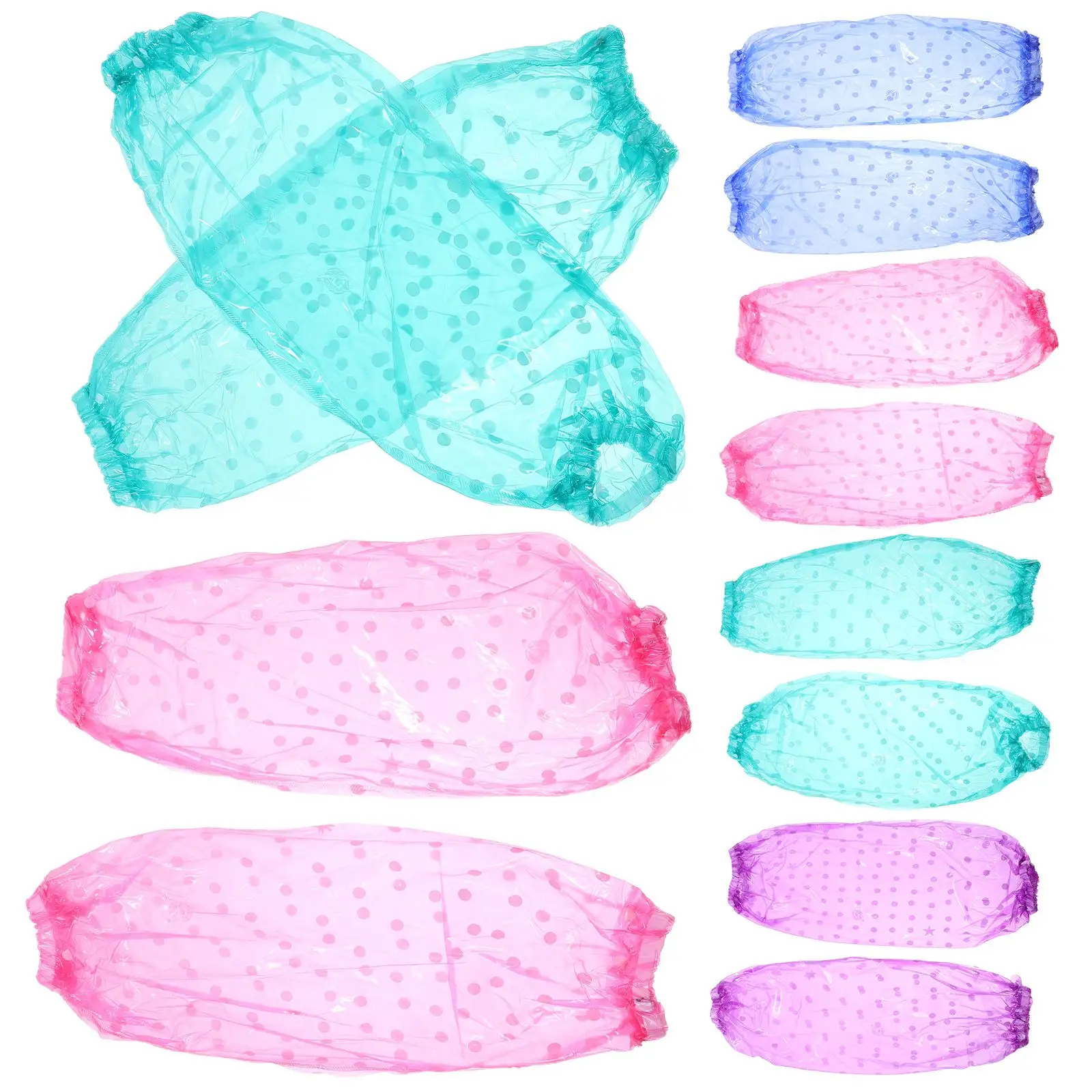 Housse de protection de bras imperméable pour femmes, 6 paires, manchette, nettoyage de cuisine, résistant à l'huile, durabilité, taille pratique