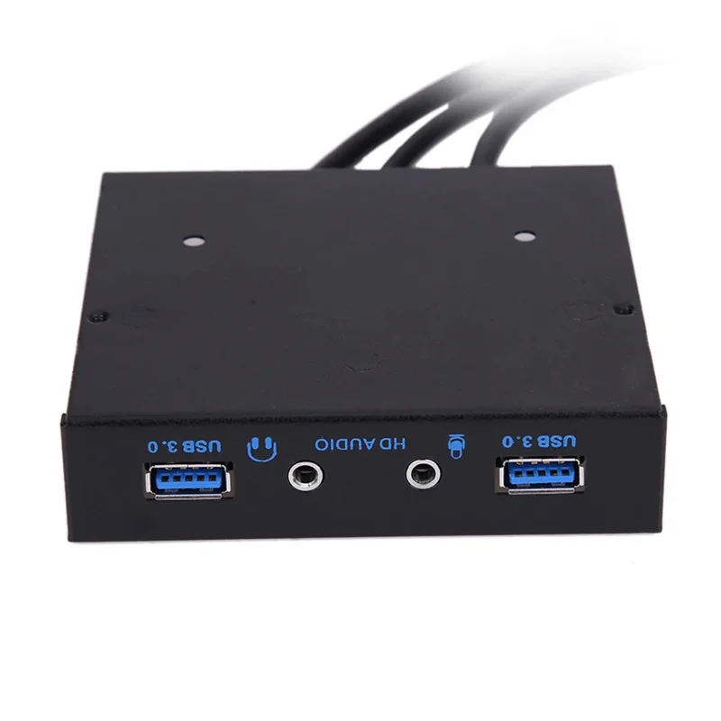 

Superior-3.5" 20Pin To 2 USB 3.0 Port HUB HD Audio PC Floppy Expansion Front Panel PC Floppy Expansion Front Panel