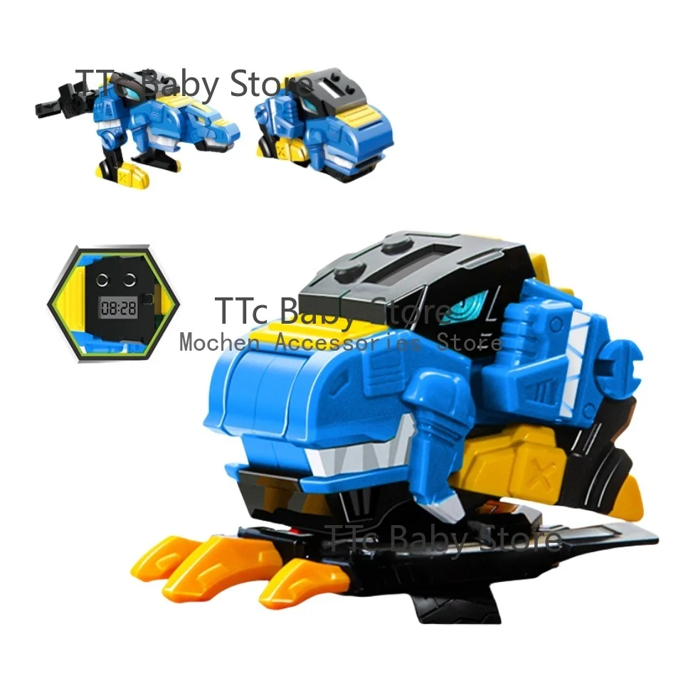 2025 新しい本物のミニシークレットサービス腕時計変形ロボット玩具メカロボット Ruper 恐竜パワースーツアクションフィギュアキッズギフト