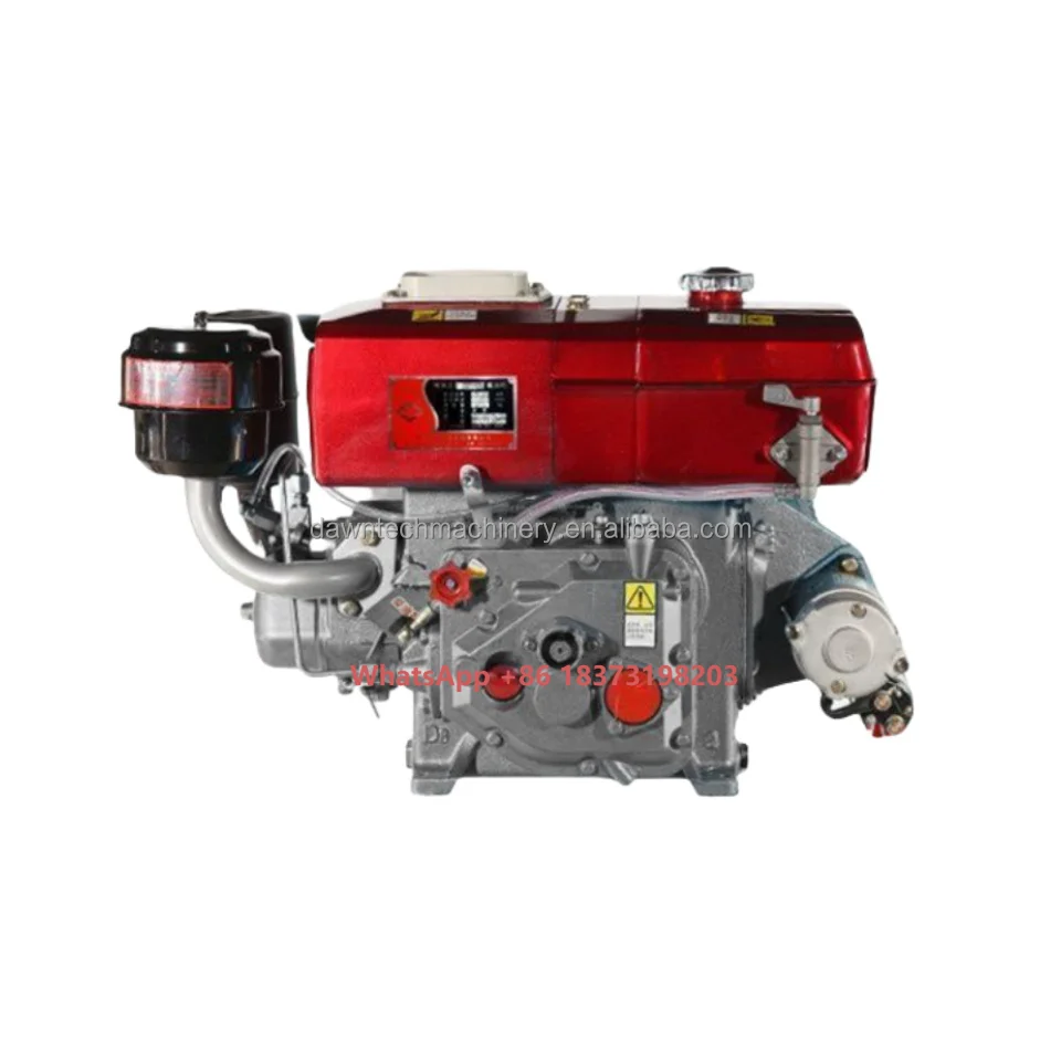 

R180-8 Horsepower Electric-Operated Single-Cylinder Water-Cooled Agricultural Engine Tractor Propeller Engine