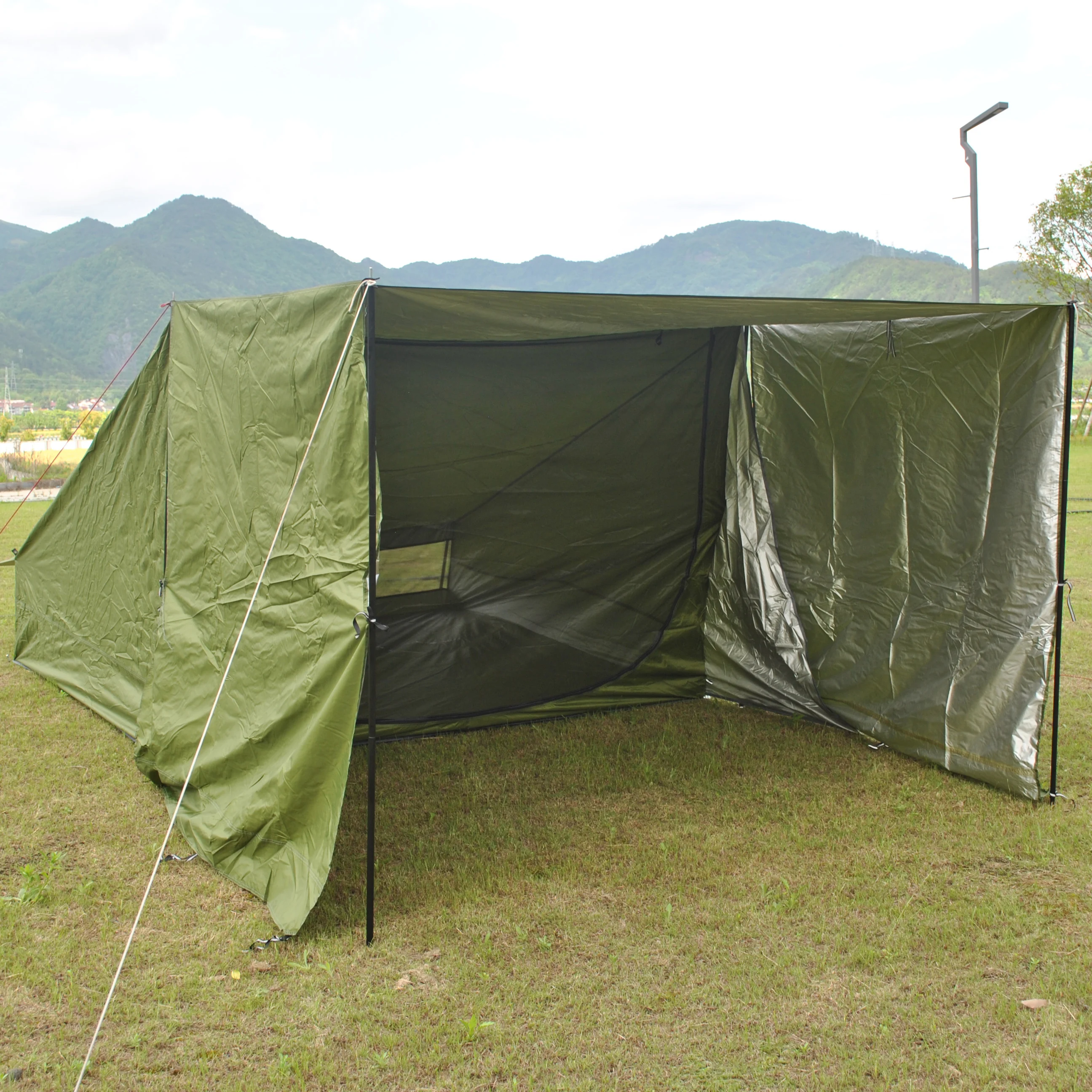 

Multi-function Shelter Tent with large Canopy,CZX-439 Camping tarp,Tarp tent,3-4 person tarp shelter,tent tarp,Multi-use tent