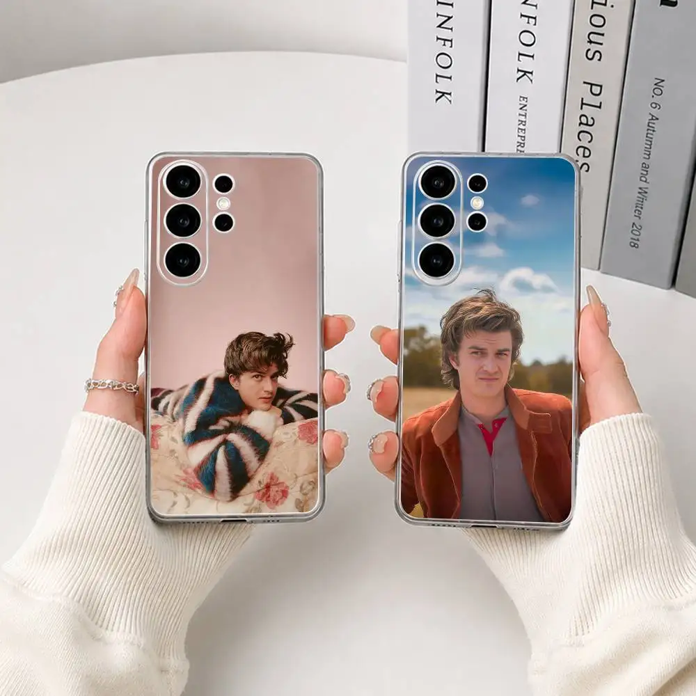 

Actor S-Steve Harrington Clear Soft Silicone Phone Case forSamsung S25, S24, S21, S22, S23, S30, Ultra, S20, Plus
