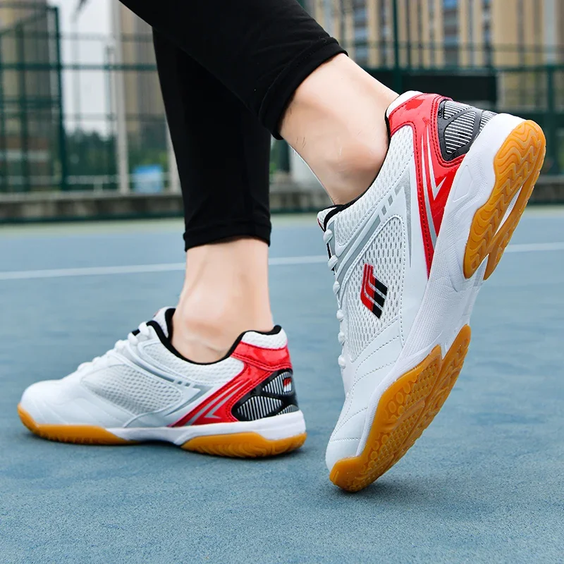 Table Tennis Shoes for Men Women Red Blue Women Training Sport Sneakers Outdoor Man Anti-Slip Professional Badminton Shoes