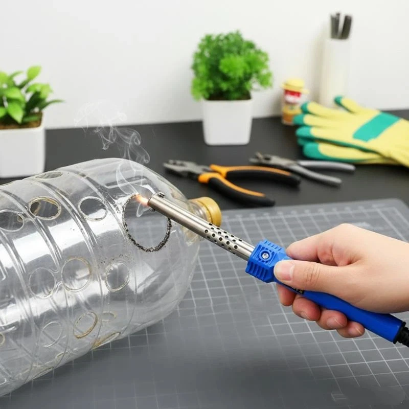 1/3/8/9Pcs for Foam Carving Craft Production Works High Efficiency Electric Hot Knife Cutter Tool Kit with Soldering Iron