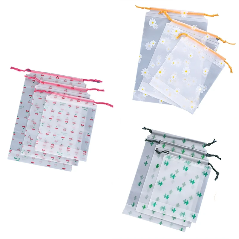 Hot Kf-Drawstring Bag Travel Storage Bag Towel Socks Packaging Underwear Dust Bag Frosted Color Printing Packaging Bag