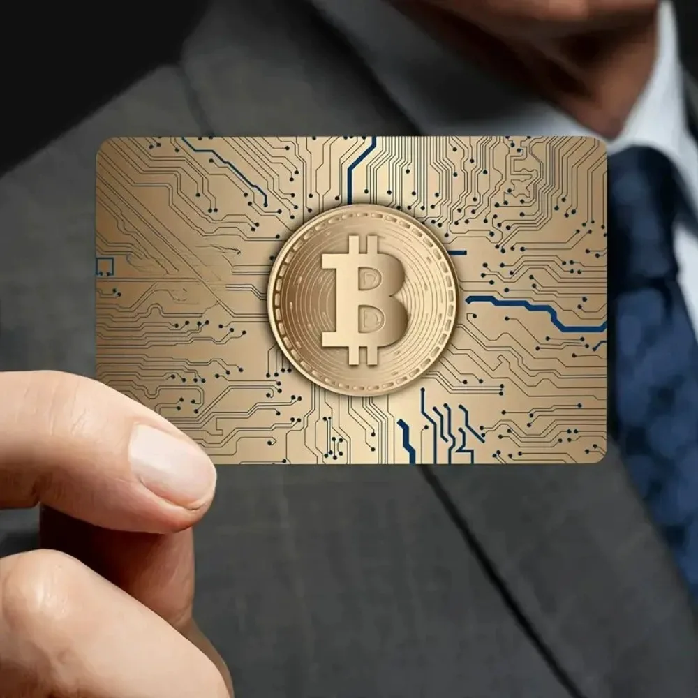 2026 New Coin Gold Bitcoin Series Decorative Credit Card Skin Protection Stickers Card Stickers Creative