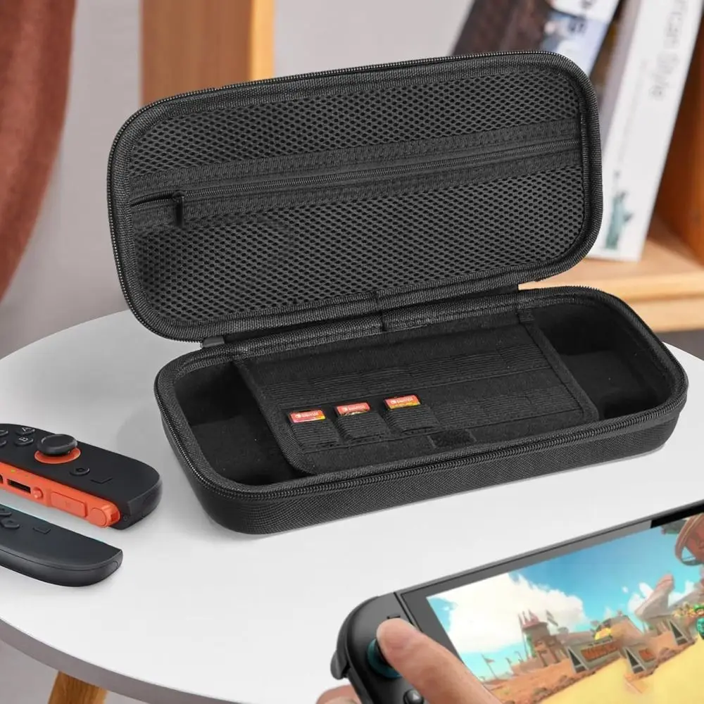 

Portable EVA Game Protective Case Zipper Black Game Console Bag Dustproof Waterproof Handbag for Switch 2 for Switch 2