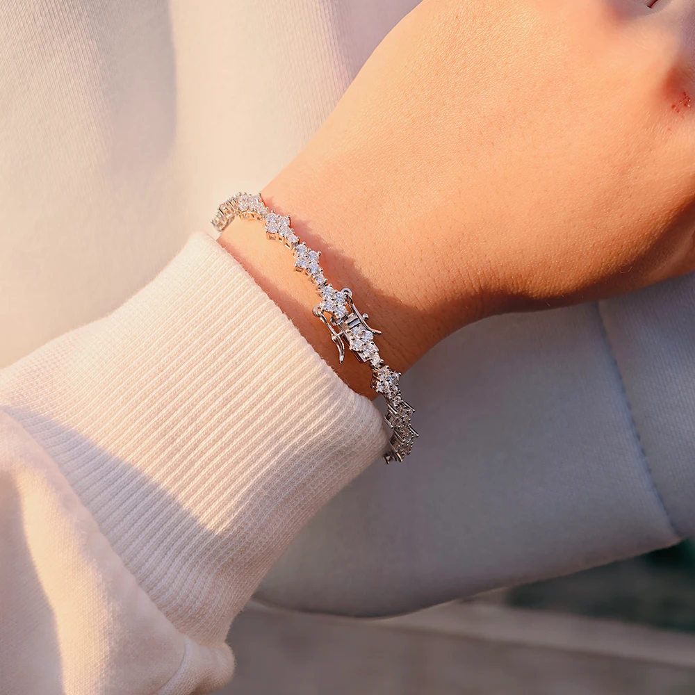 Hiphop Iced Out Brass Tennis K - Tennis Bracelet Cubic recensie en prijs