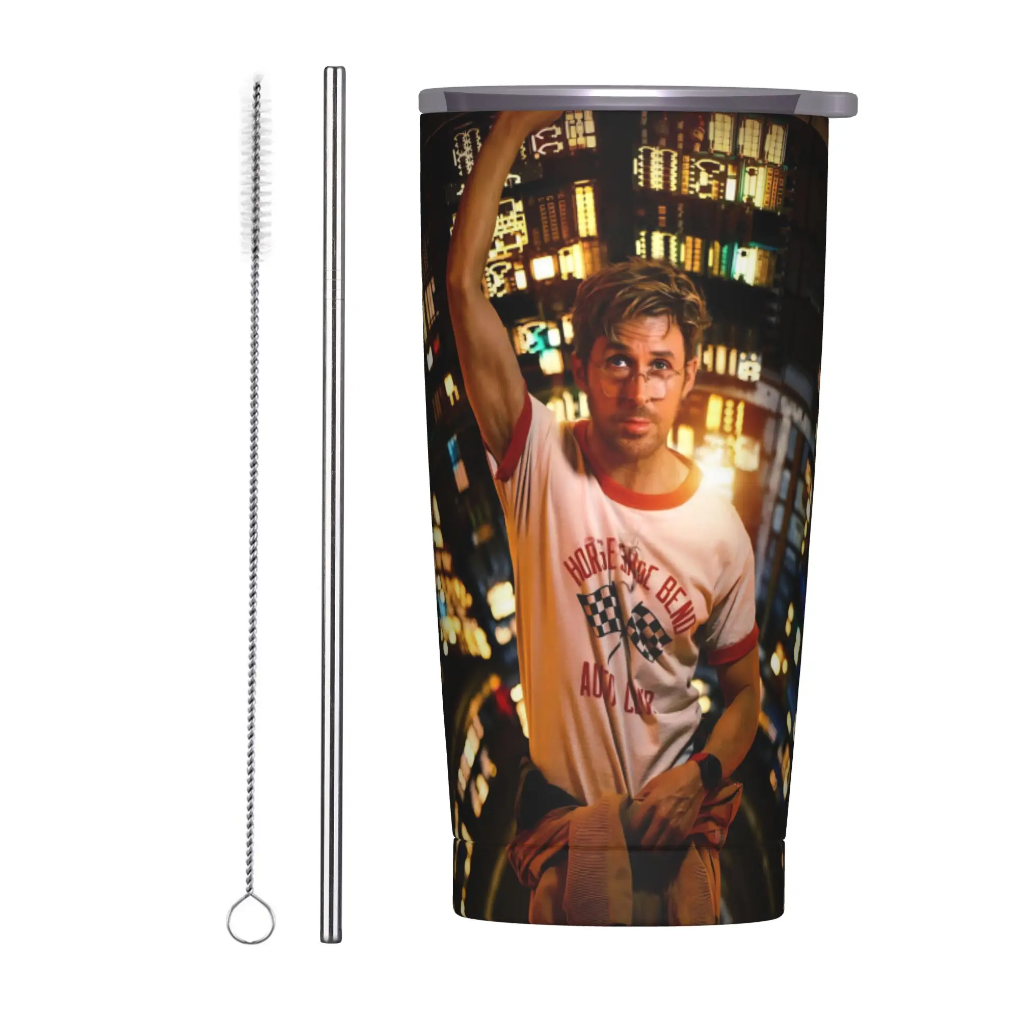 Project Hail Mary Tumbler Vacuum Insulated Ryland Grace Rockys Thermal Cup Stainless Steel Outdoor Mug Water Bottle, 20oz