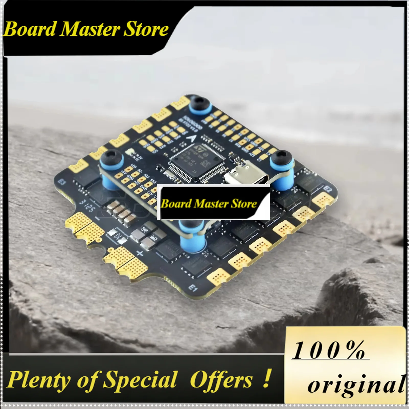 BoMasSoloGood F722 100A 8S Stack Flight Controller 4in1 ESC With ICM42688P Support 3-8S 2 Cameras For FPV Freestyle Drones Parts