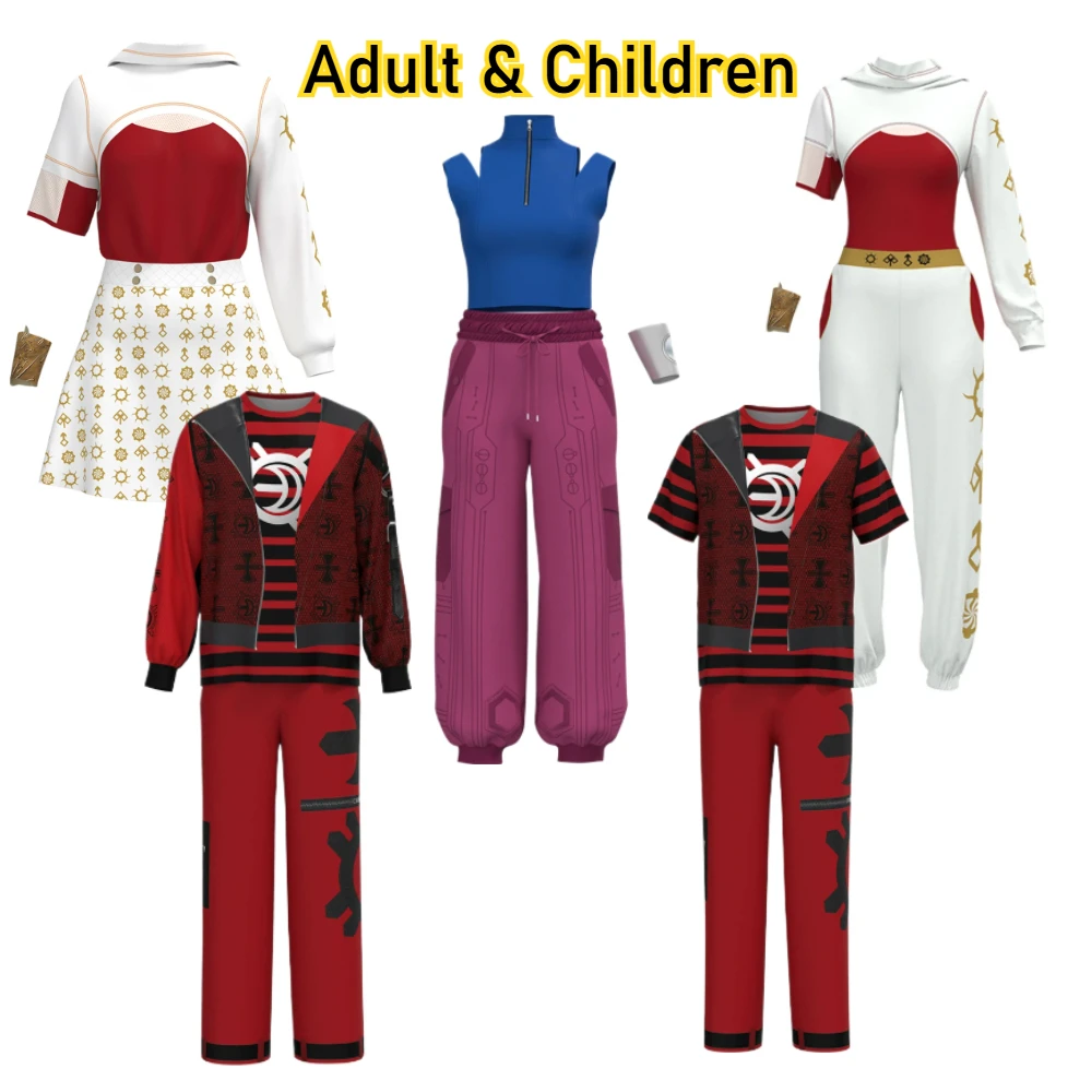 

Zombies 4 Victor Cosplay Costume Coat Vest Addison Suit Vampires Movie Character Dawn Disguise Outfits Halloween Performance
