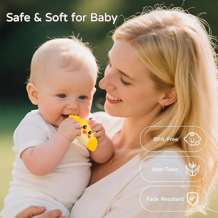 Baby Speelgoed Schuur Gevulde Boerderijdieren Rammelaar Crinkle Spiegel Montessori Speelgoed voor Baby Zintuiglijke Ballen Peuters Kous Stuffers