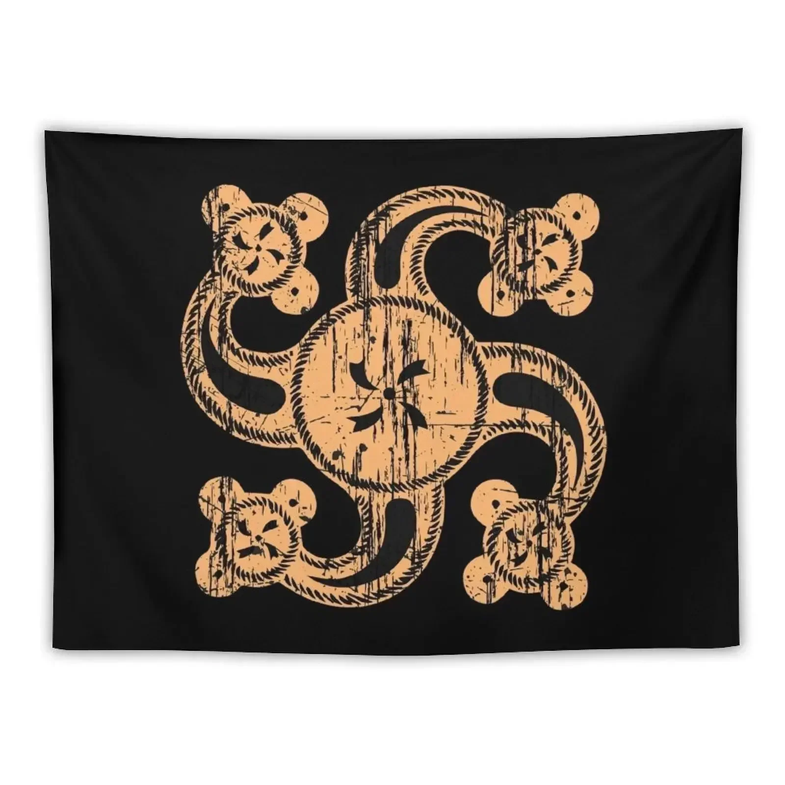 Ancient Dacian Thracian Symbol Tapestry Carpet Wall Wall Decorations Decoration Wall Mushroom Tapestry