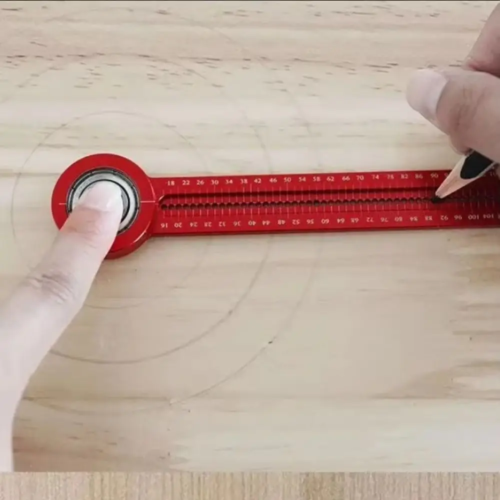 

Mini 360 Degree Round Marking Gauge Aluminum Alloy Concentric Design Precision Scribe Gauge Adjustable Circular Marking