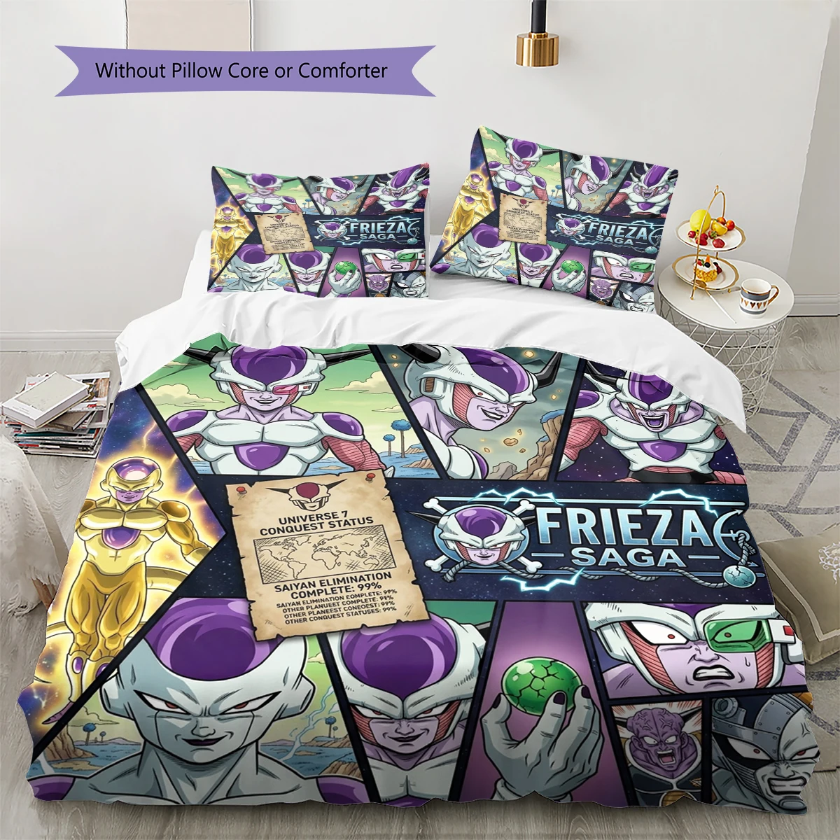 Dragon Ball Cartoon Duvet Cover - Soft Comfortable, Children Bedding Gift, Extra Large Different Sizes-HE56