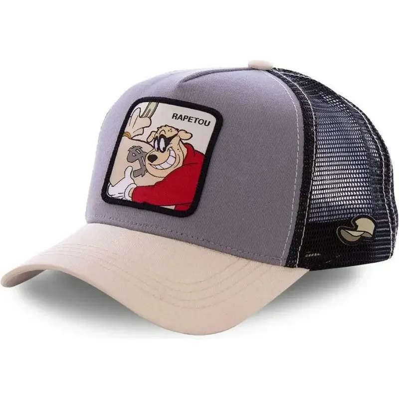 High Quality Cartoon Styles Anime Snapback Cotton Baseball Cap Men Women Hip Hop Dad Hat Trucker Mesh Hat Dropshipping image 3