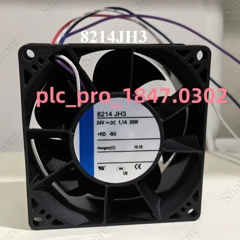 1PC Brand New 8214JH3 Fan DC24V 26W 1.1A 8214 JH3 4-Wire Fast Delivery