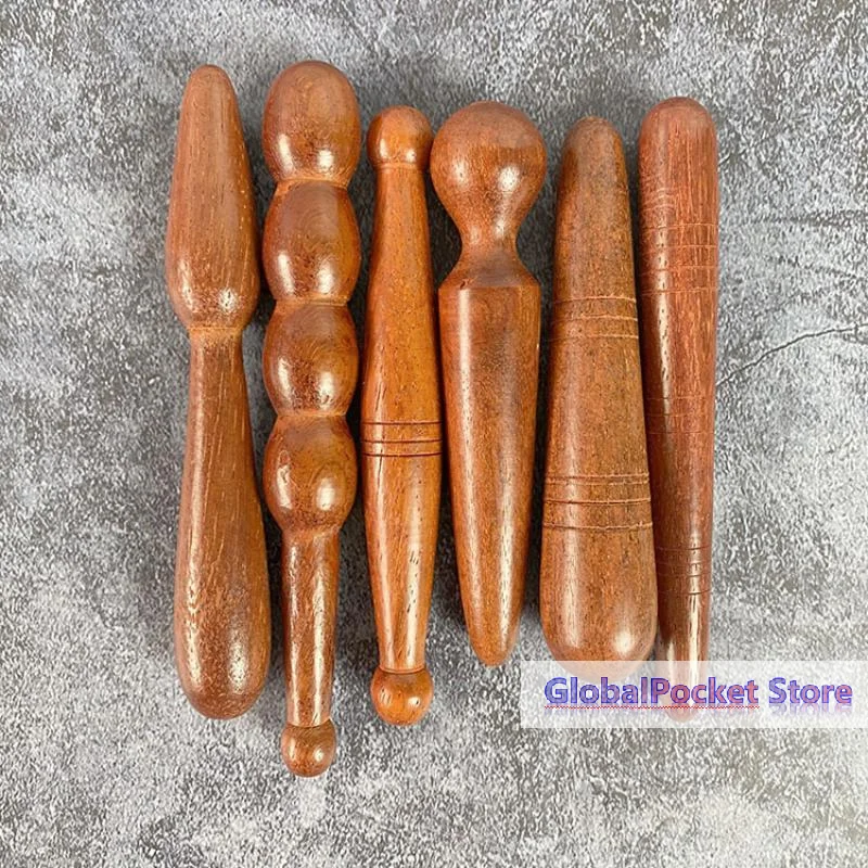 [TG823]1PCS Wooden Reflexology Sticks Foot Hand Massage Wooden Stick Tools Thai Face Neck Back Waist Massager Trigger Points