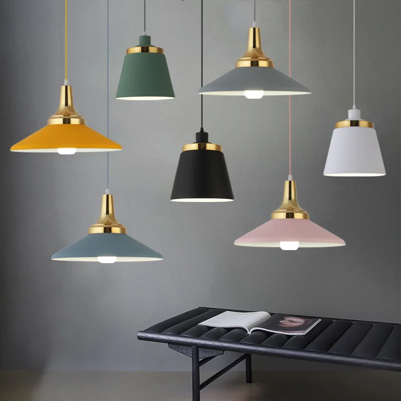 

Modern LED Pendant Light Indoor Lighting Fixture for Living Room Bedroom Bar Coffee Restaurant Decoration Aluminum Hanging Lamp