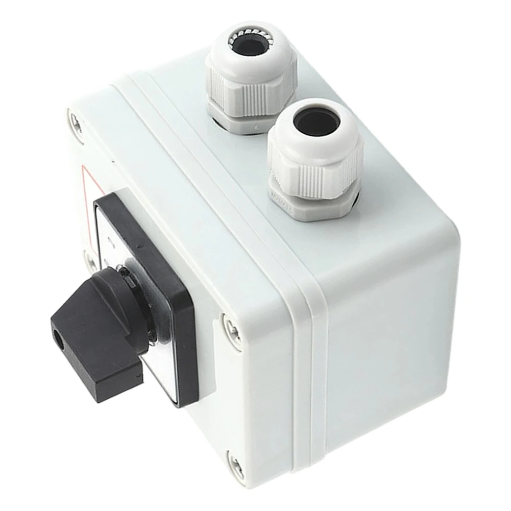 20A 3-Pole 3-Section Rotary Changeover Switch SZW26-20 with Flame Retardant Shell and 660V Insulation Voltage Rating