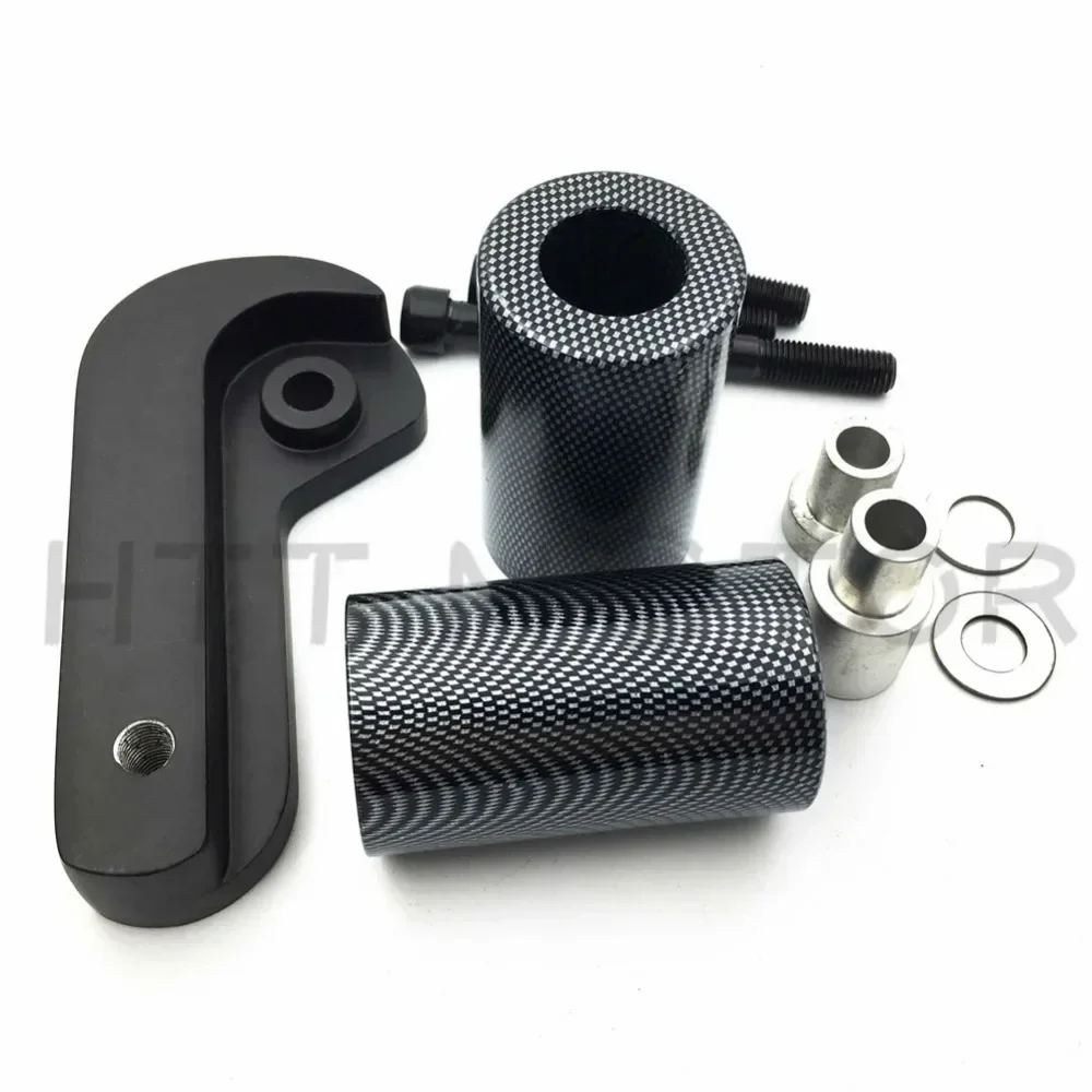 

For Motorcycle 2006-2008 Suzuki GSXR 600/750 Black No Cut Frame Slider Protector CARBON FIB