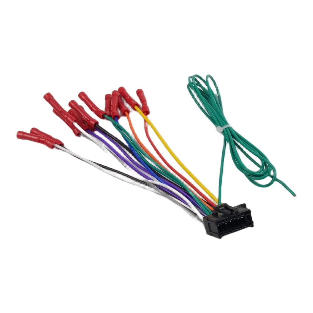 Wiring Harness for Car Stereo Including Power Cable Handbrake Cable Speaker Wire and Protective Sleeve for Pioneer Models