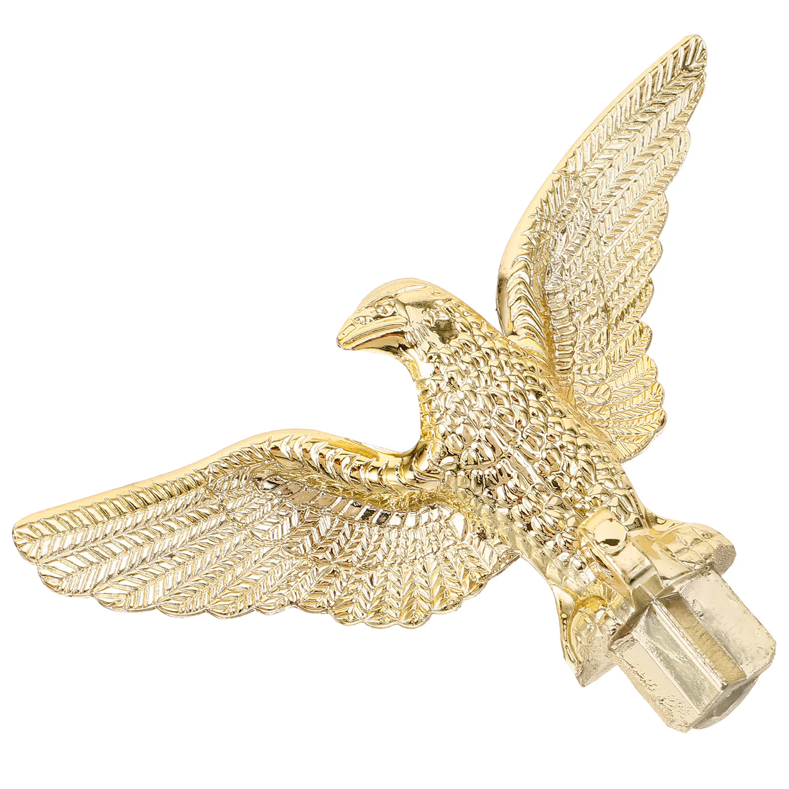 Plastic Eagle Flag Topper nament Diagonal Insertion Flagpole Head Outdoor Garden Meeting Room Decorative Pole Silver Finial
