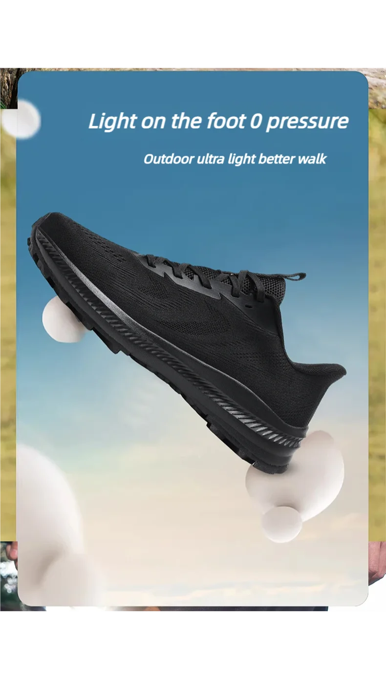 2026 Neu eingetroffene Herren-Wanderschuhe: Atmungsaktive Schnür-Trekking-Schuhe für Herren mit Dämpfung für Outdoor-Klettern und Tourismus – Detail 11