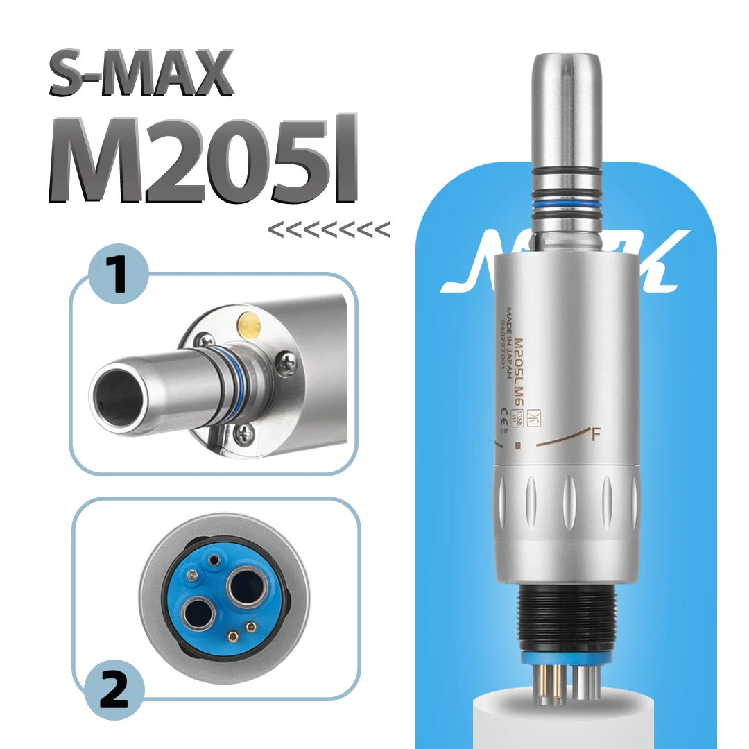 Silnik pneumatyczny z włókna dentystycznego rękojeść o niskiej prędkości mikrogenerator prądu oświetlenie LED typu E M6 wewnętrzne narzędzie stomatologiczne z natryskiem wody